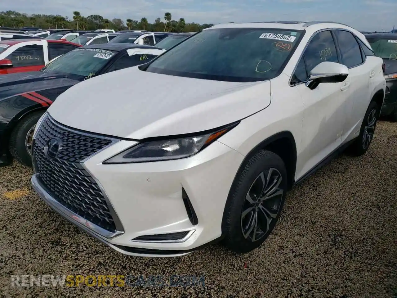 2 Photograph of a damaged car 2T2HGMDA6LC052781 LEXUS RX450 2020