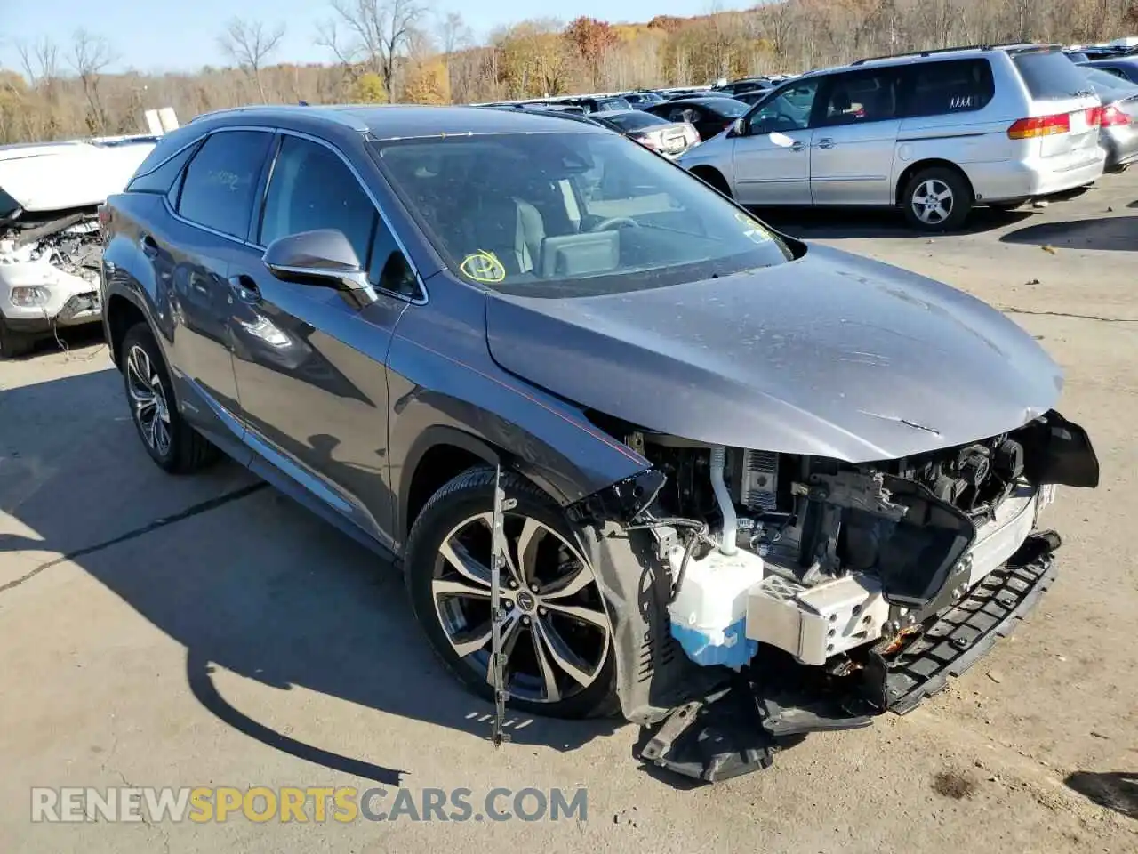 1 Photograph of a damaged car 2T2HGMDA6LC055194 LEXUS RX450 2020
