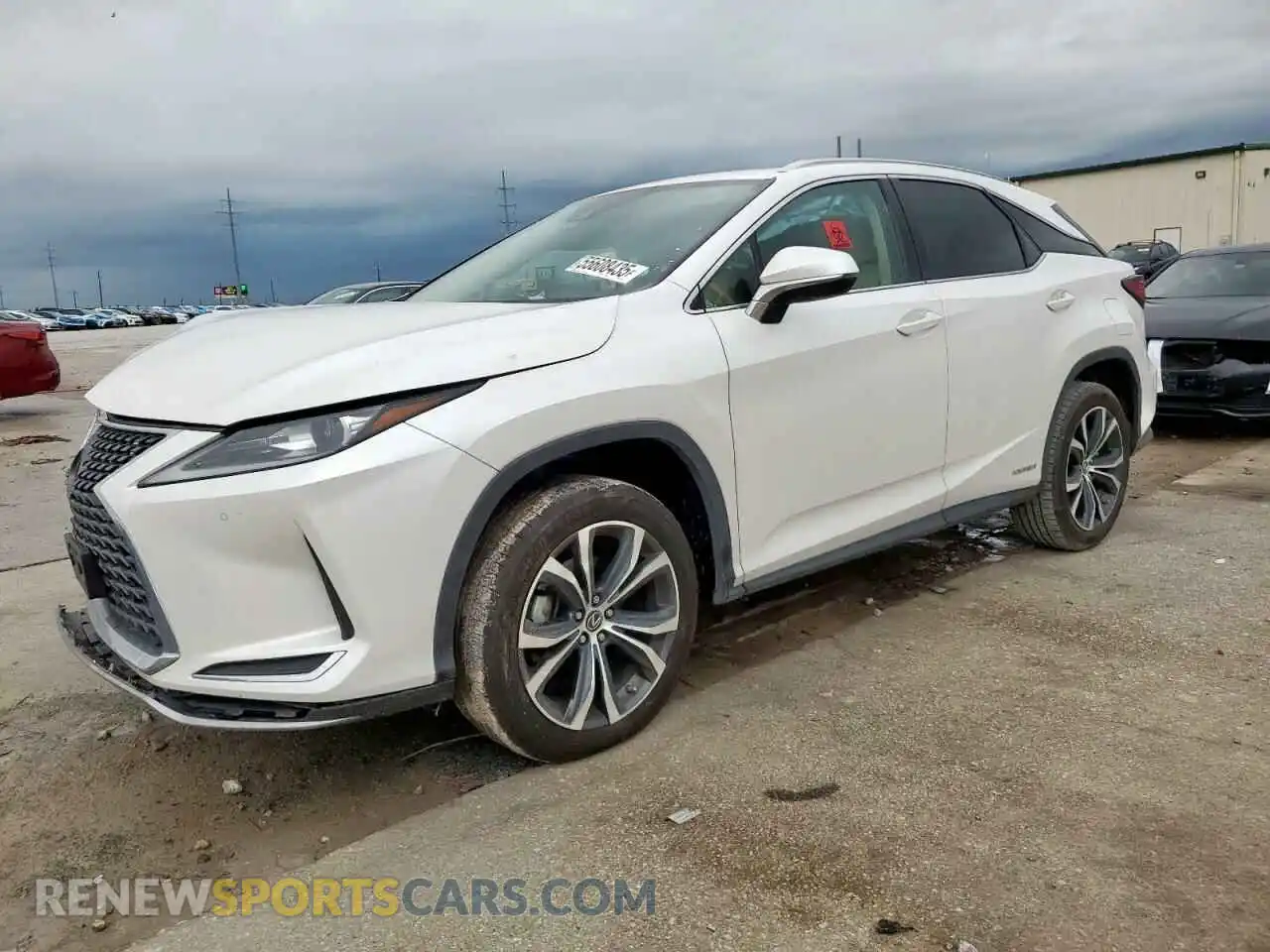 1 Photograph of a damaged car 2T2HGMDA7LC046584 LEXUS RX450 2020