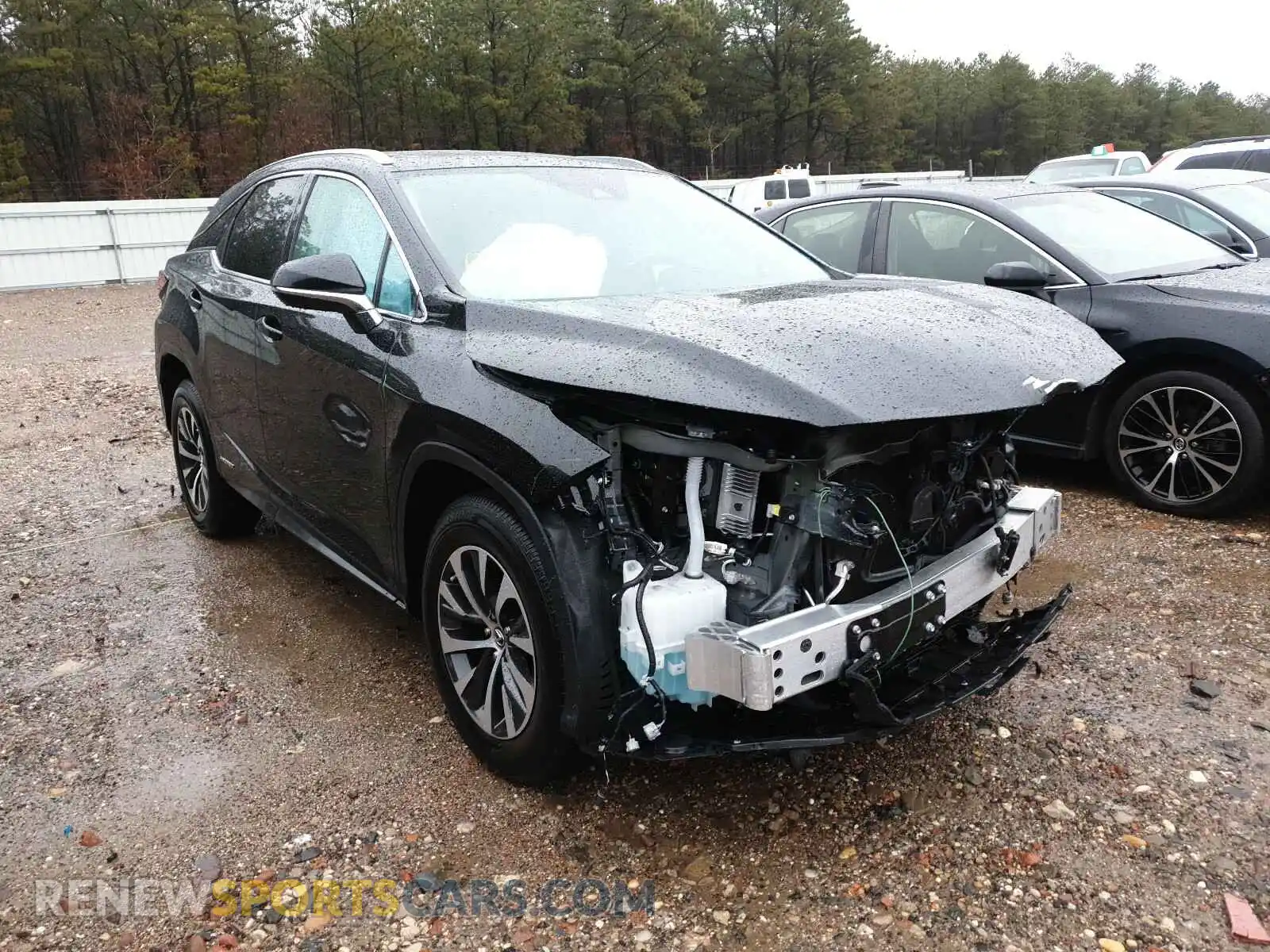 1 Photograph of a damaged car 2T2HGMDA8LC055973 LEXUS RX450 2020