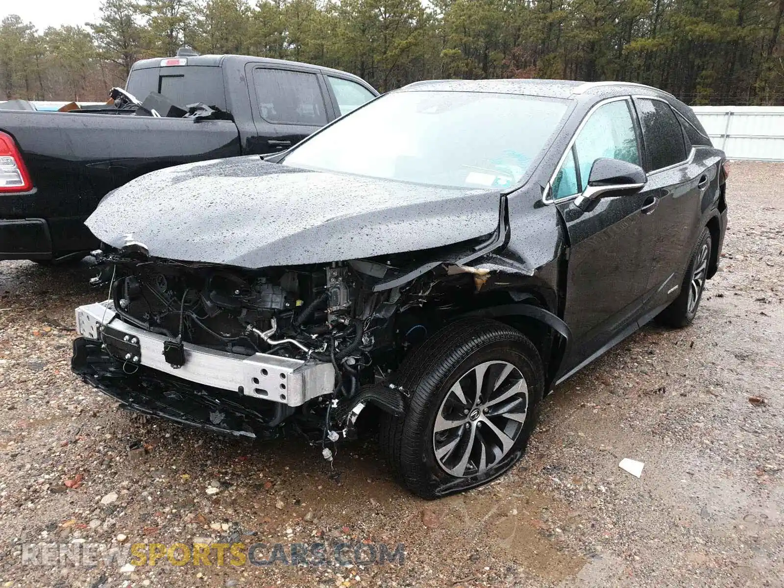 2 Photograph of a damaged car 2T2HGMDA8LC055973 LEXUS RX450 2020