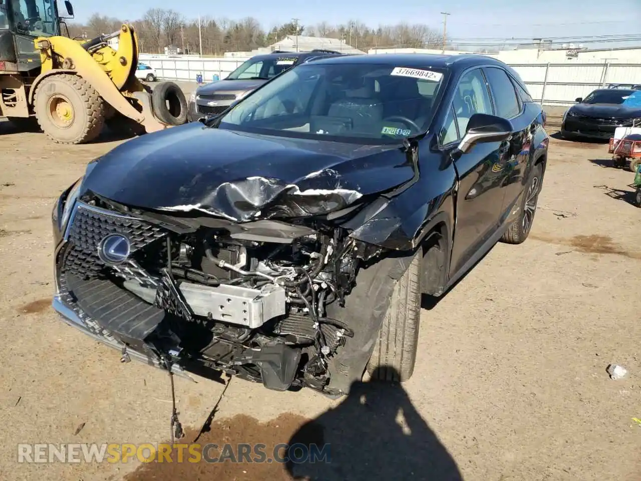 2 Photograph of a damaged car 2T2HGMDA8LC056699 LEXUS RX450 2020