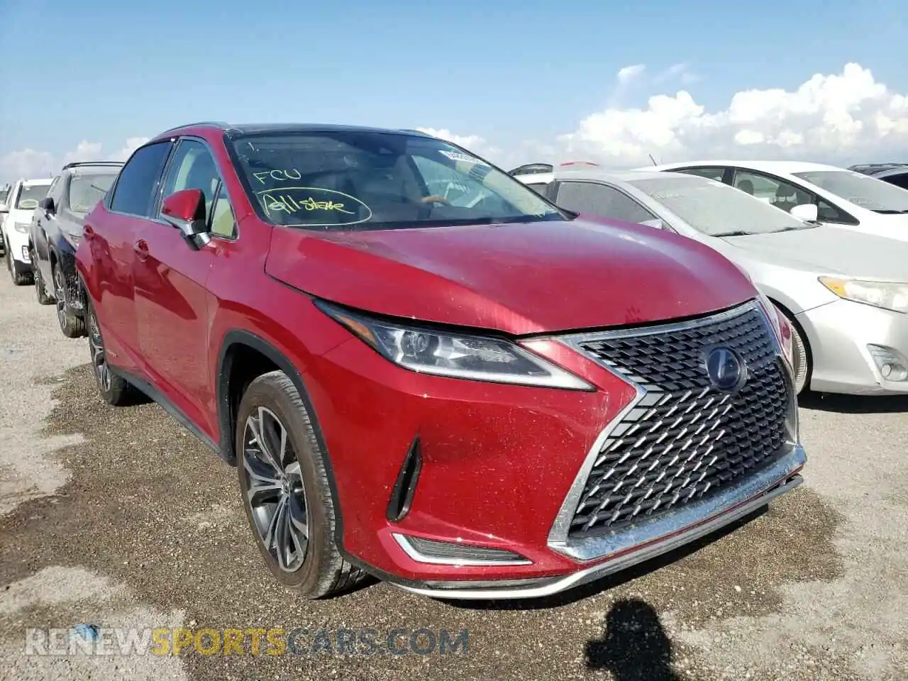 1 fotografías del automóvil dañado 2T2HGMDAXLC054128 LEXUS RX450 2020