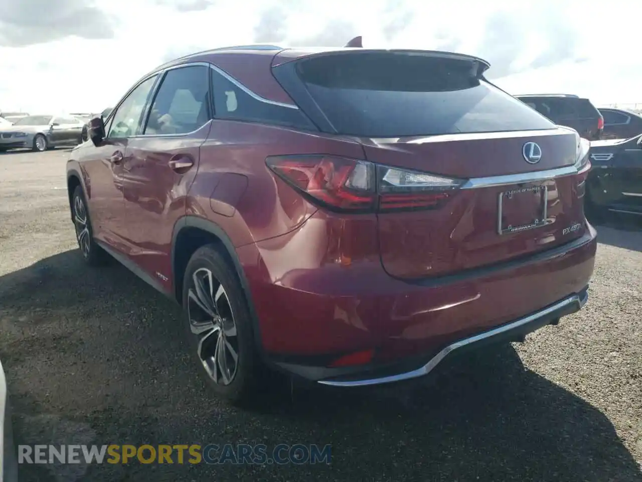 3 fotografías del automóvil dañado 2T2HGMDAXLC054128 LEXUS RX450 2020