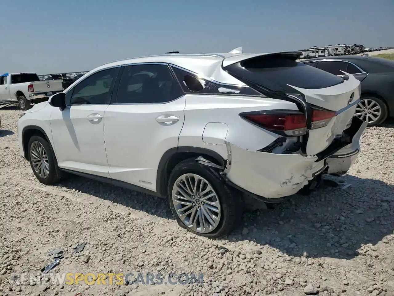 2 Photograph of a damaged car 2T2JGMDA0LC052387 LEXUS RX450 2020