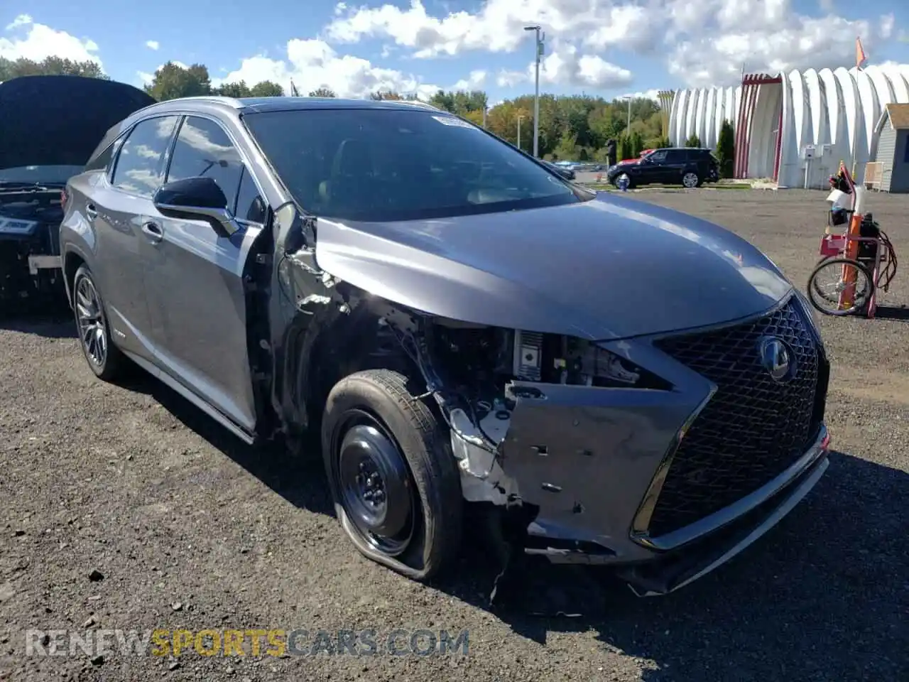 1 Photograph of a damaged car 2T2YGMDA3LC043360 LEXUS RX450 2020