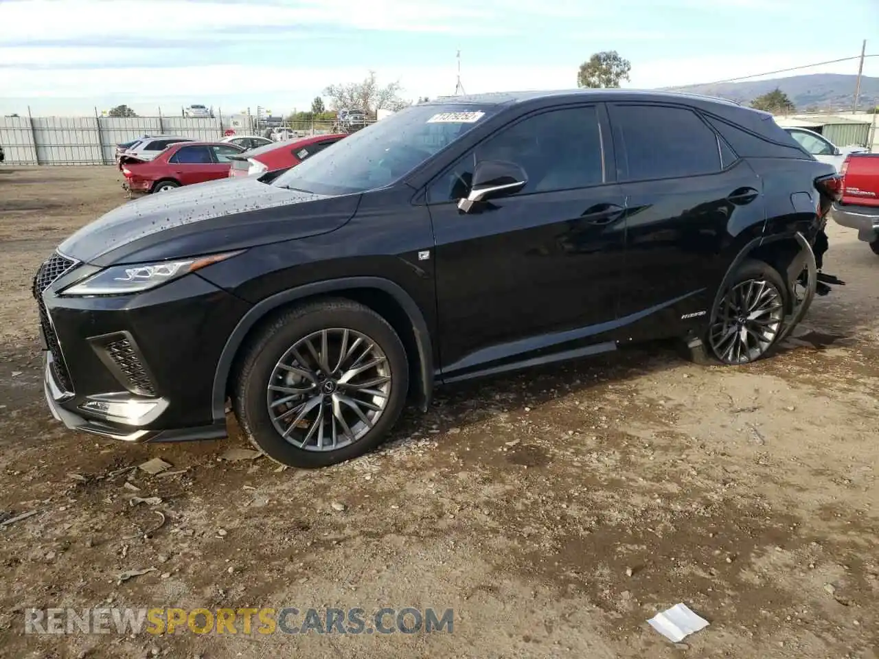 1 Photograph of a damaged car 2T2YGMDA6LC044034 LEXUS RX450 2020