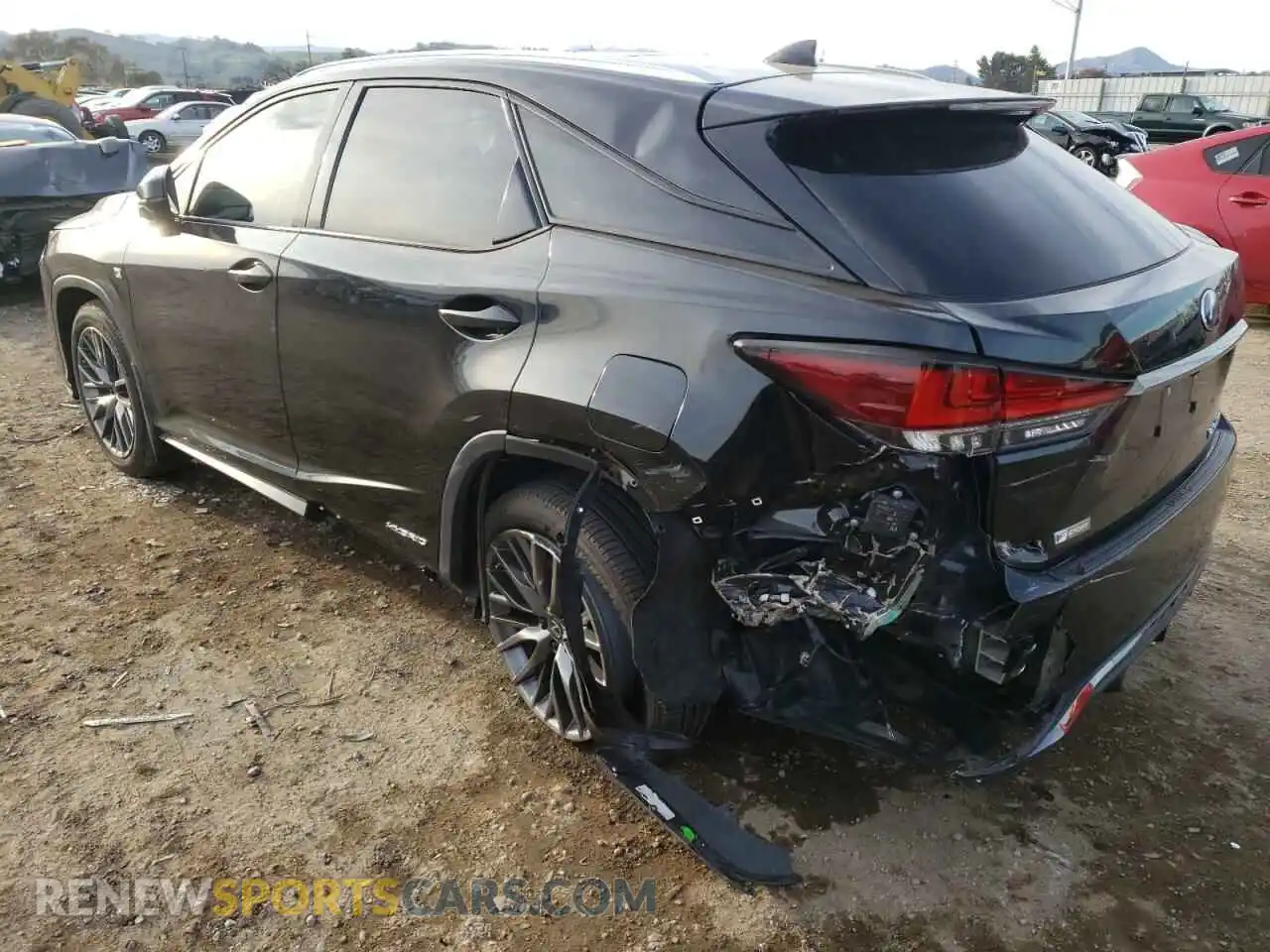 2 Photograph of a damaged car 2T2YGMDA6LC044034 LEXUS RX450 2020