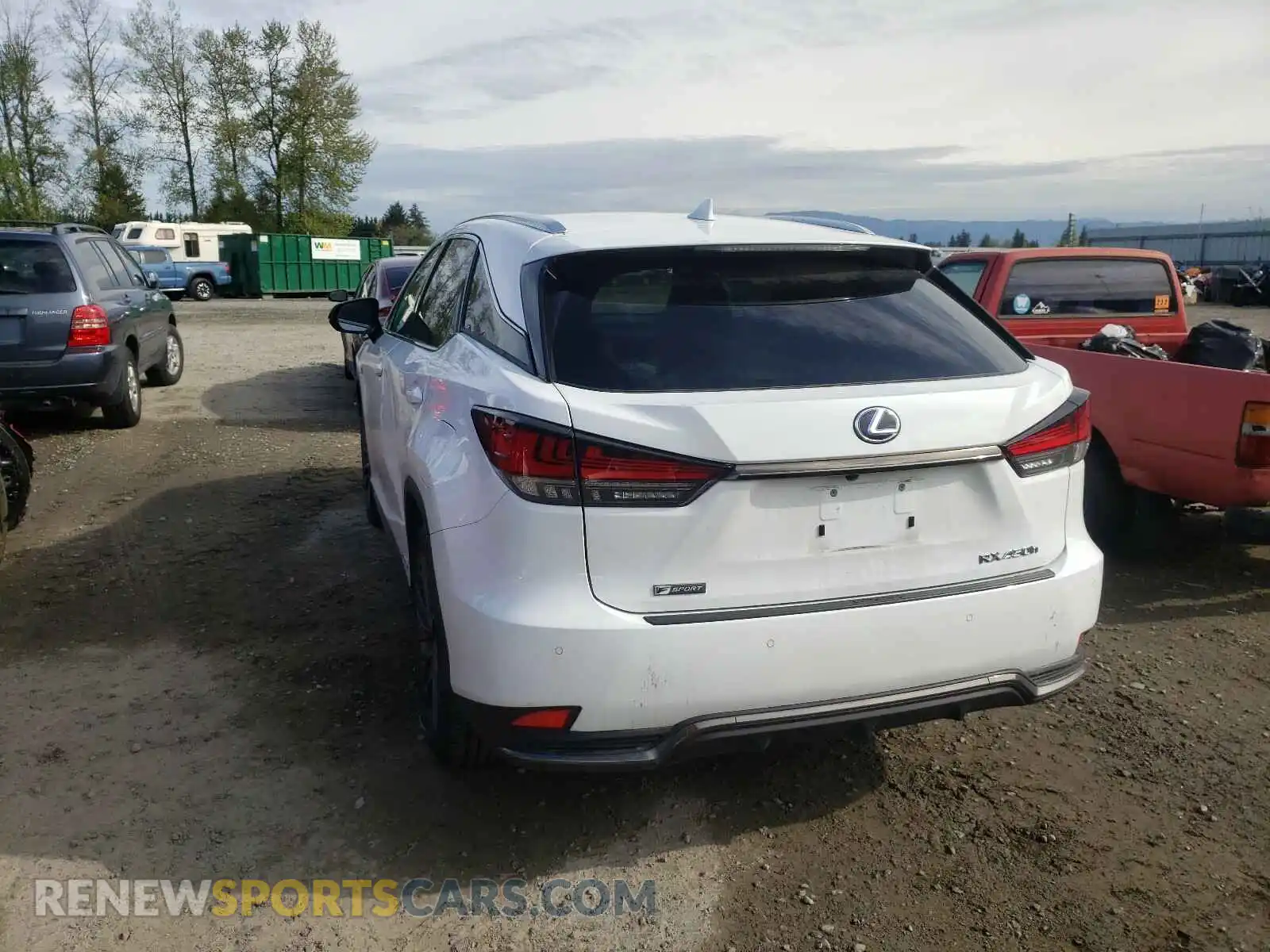 3 Photograph of a damaged car 2T2YGMDA8LC051129 LEXUS RX450 2020