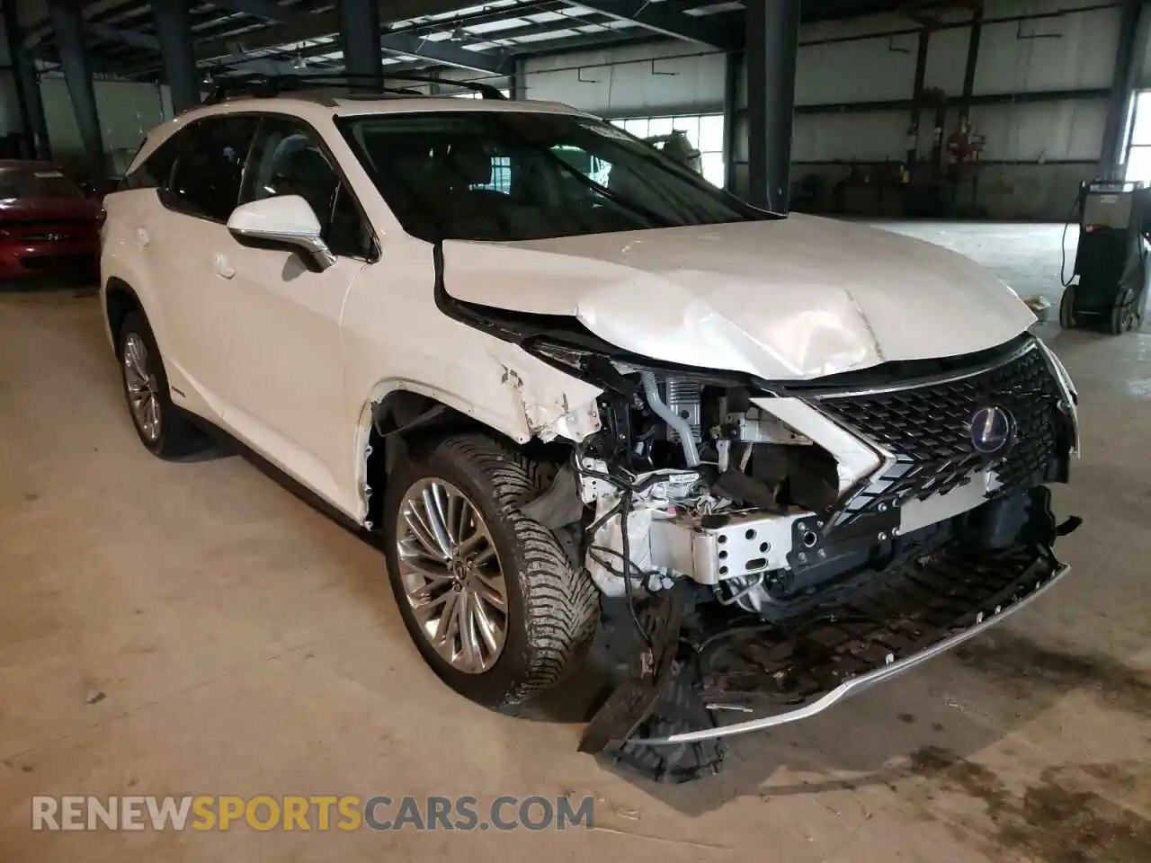 1 Photograph of a damaged car JTJJGKFA1L2009338 LEXUS RX450 2020