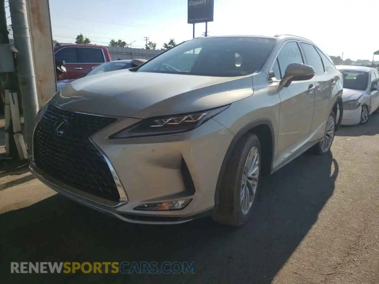 2 Photograph of a damaged car JTJJGKFA3L2011916 LEXUS RX450 2020