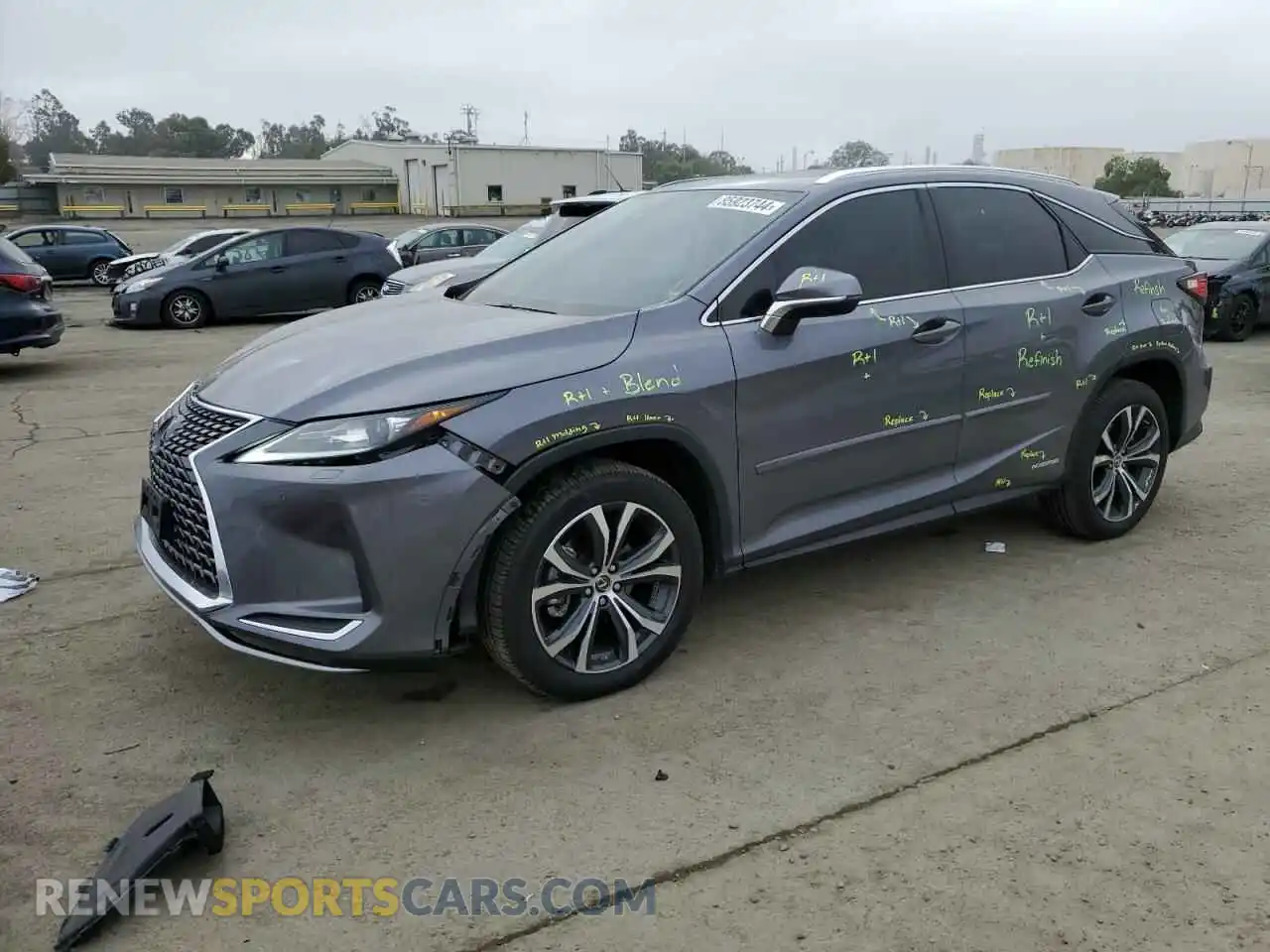 1 Photograph of a damaged car 2T2HGMDA1MC071188 LEXUS RX450 2021