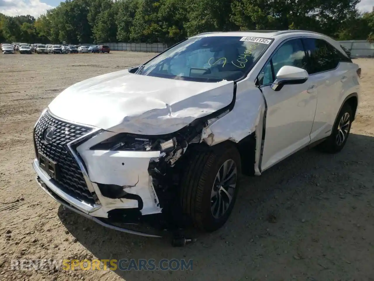 2 Photograph of a damaged car 2T2HGMDA2MC066615 LEXUS RX450 2021