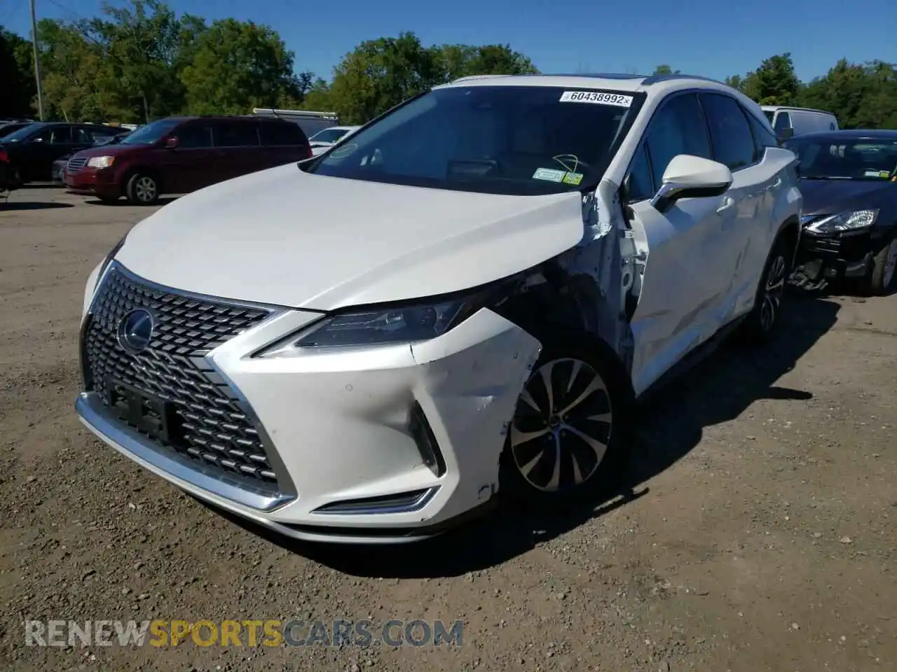 2 Photograph of a damaged car 2T2HGMDA3MC063299 LEXUS RX450 2021