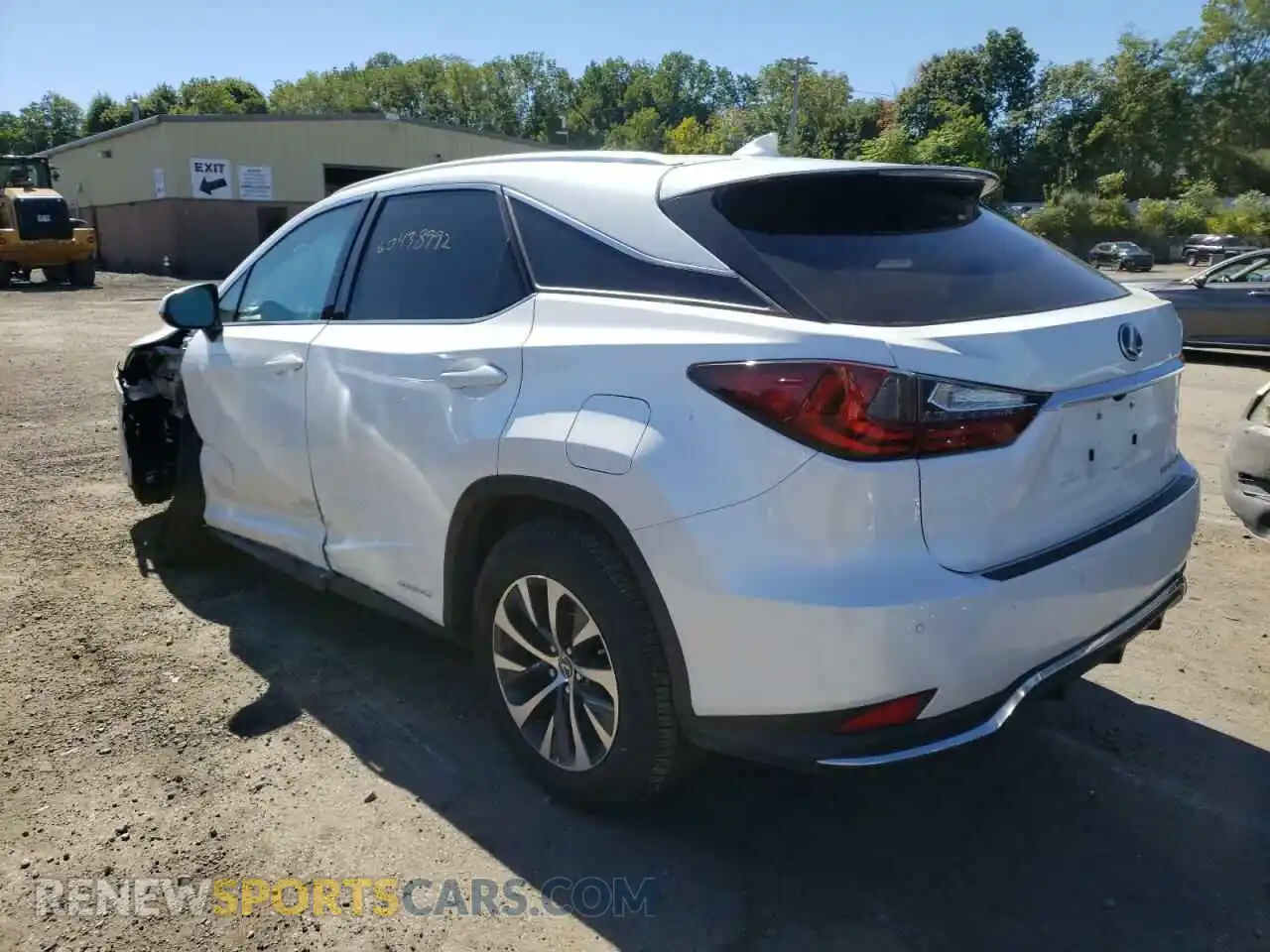 3 Photograph of a damaged car 2T2HGMDA3MC063299 LEXUS RX450 2021