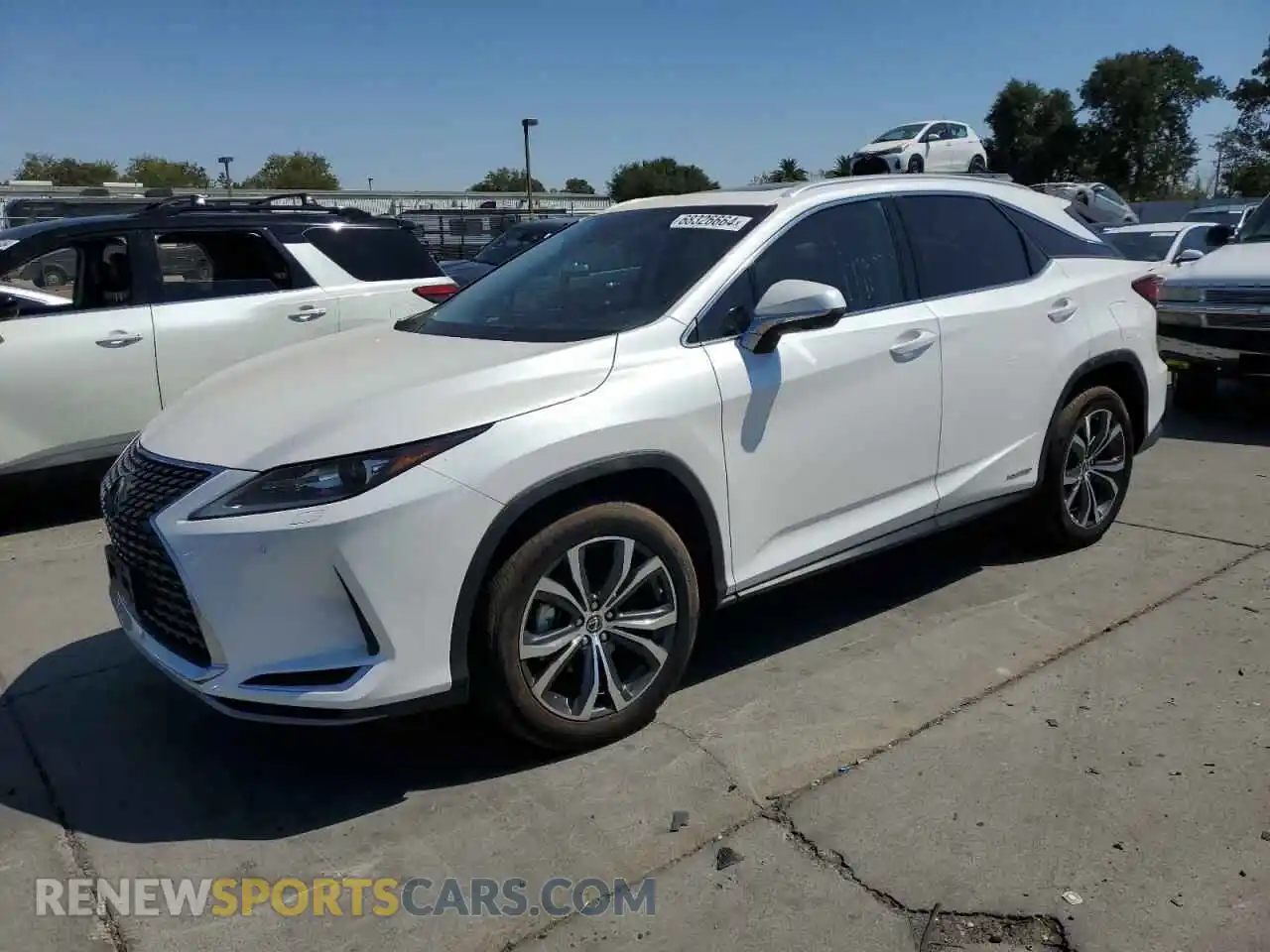 1 Photograph of a damaged car 2T2HGMDA4MC059228 LEXUS RX450 2021