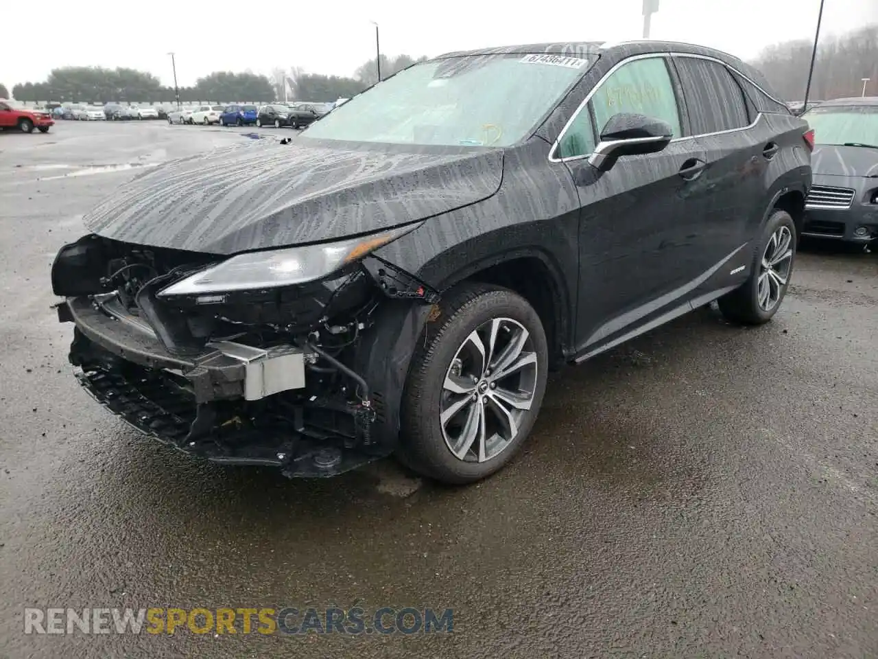 2 Photograph of a damaged car 2T2HGMDA4MC071427 LEXUS RX450 2021
