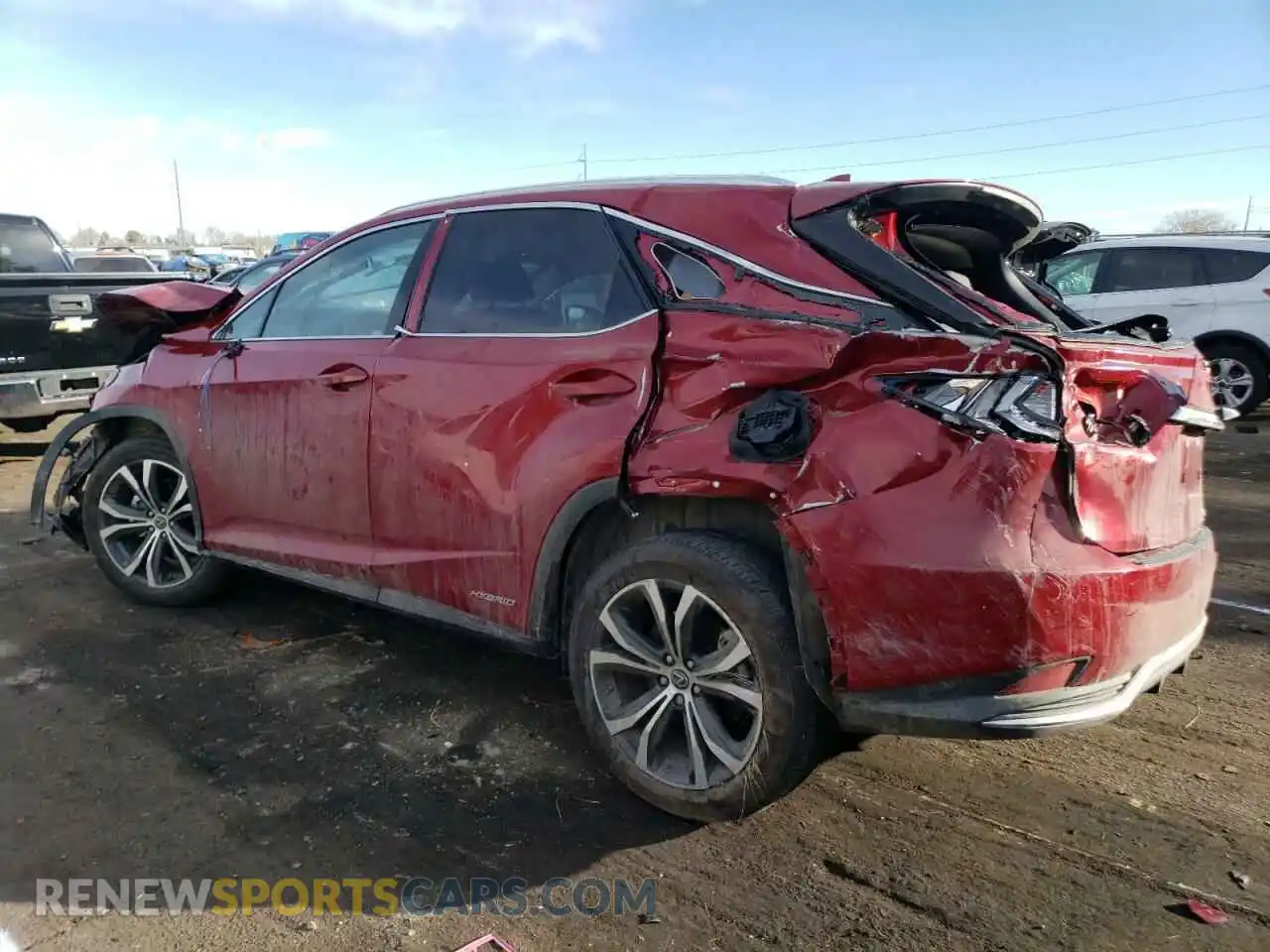 2 Photograph of a damaged car 2T2HGMDA5MC066804 LEXUS RX450 2021