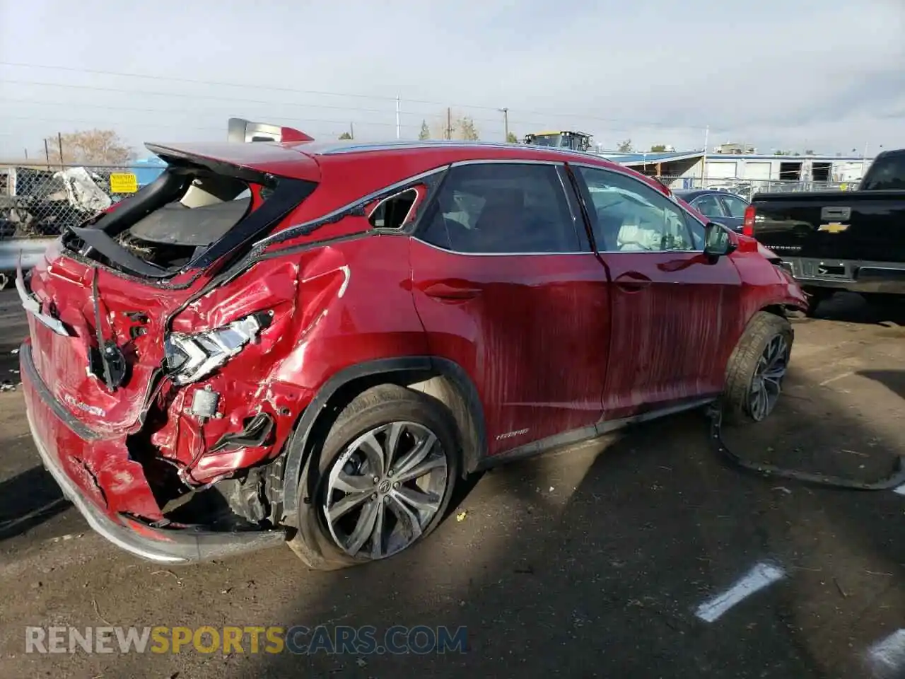 3 Photograph of a damaged car 2T2HGMDA5MC066804 LEXUS RX450 2021