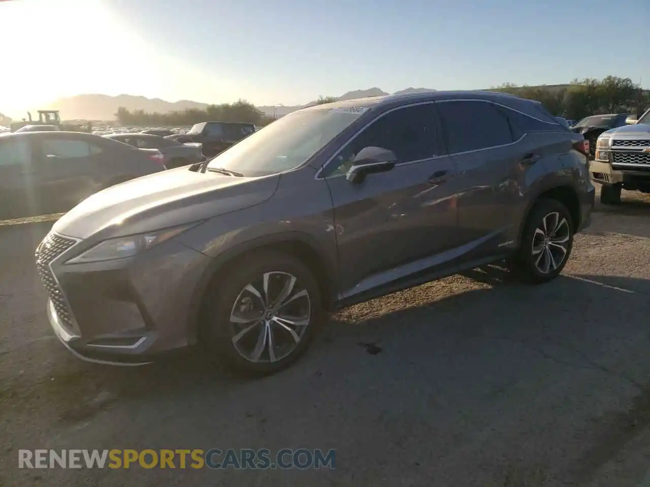 1 Photograph of a damaged car 2T2HGMDA7MC063144 LEXUS RX450 2021