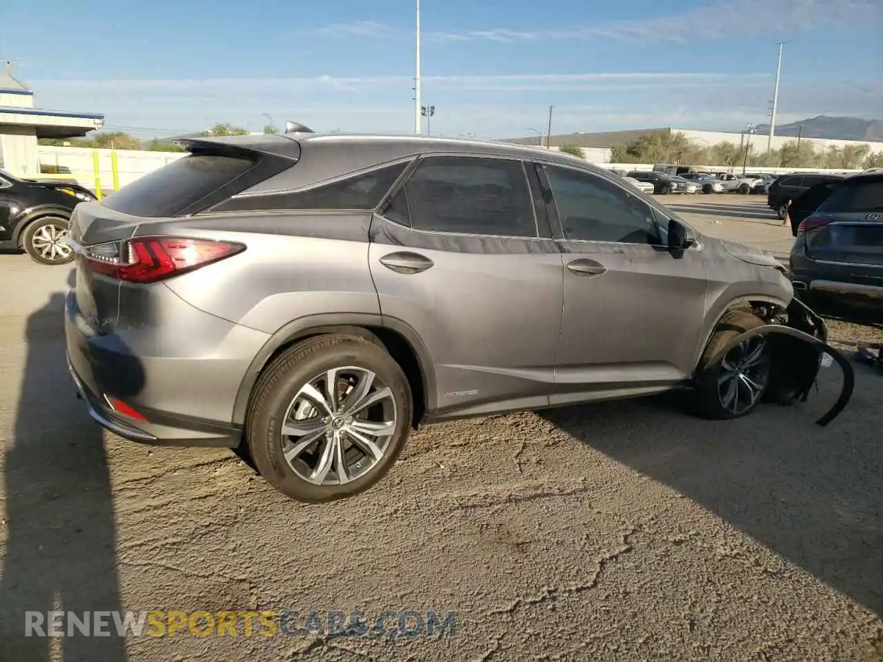 3 Photograph of a damaged car 2T2HGMDA7MC063144 LEXUS RX450 2021