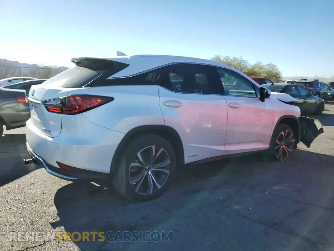 3 Photograph of a damaged car 2T2HGMDA7MC063967 LEXUS RX450 2021