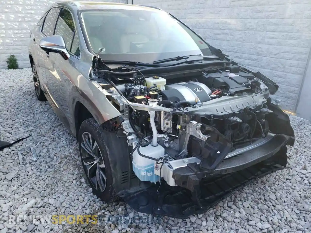 1 Photograph of a damaged car 2T2HGMDA8MC057319 LEXUS RX450 2021