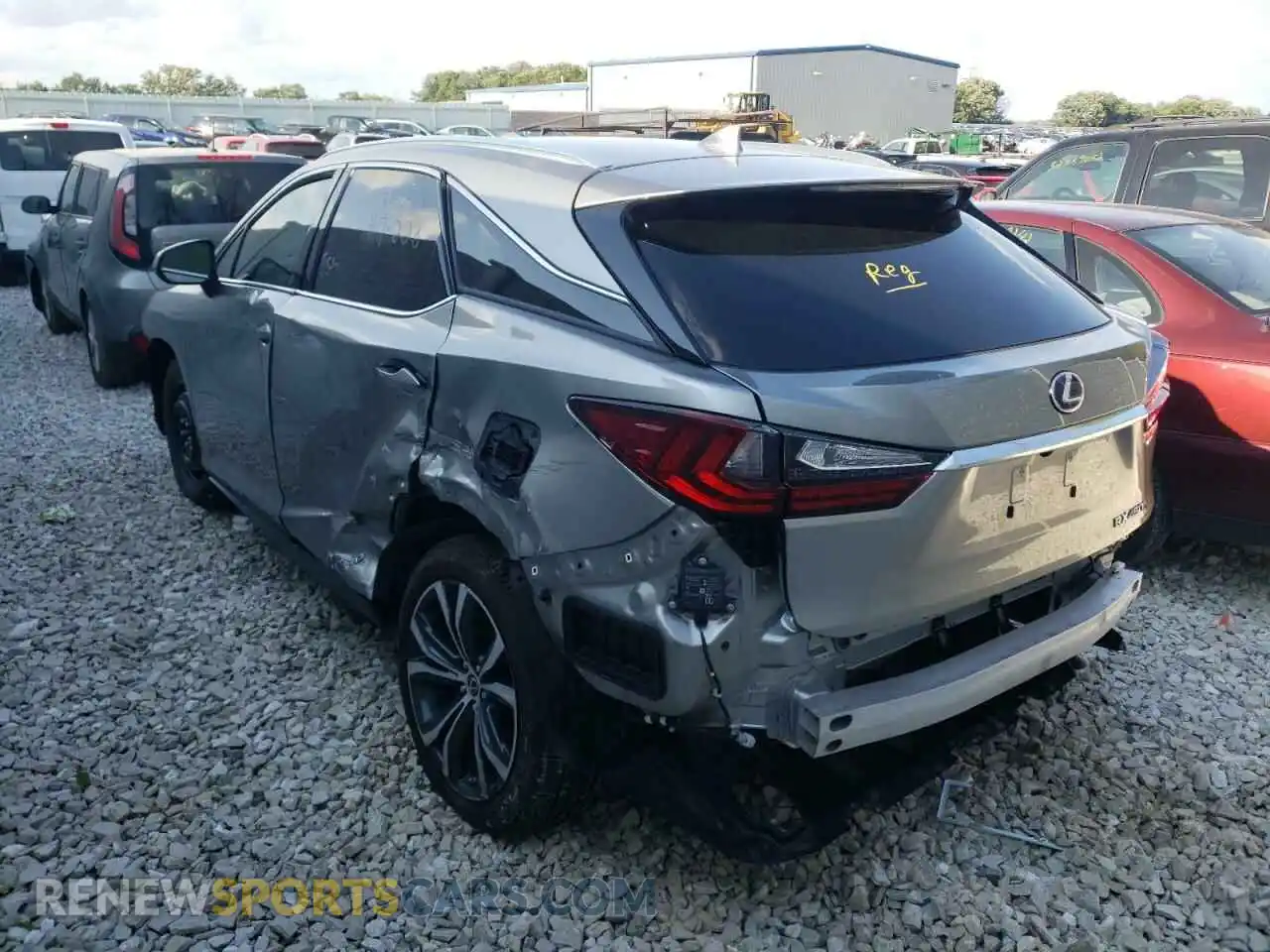 3 Photograph of a damaged car 2T2HGMDA8MC057319 LEXUS RX450 2021