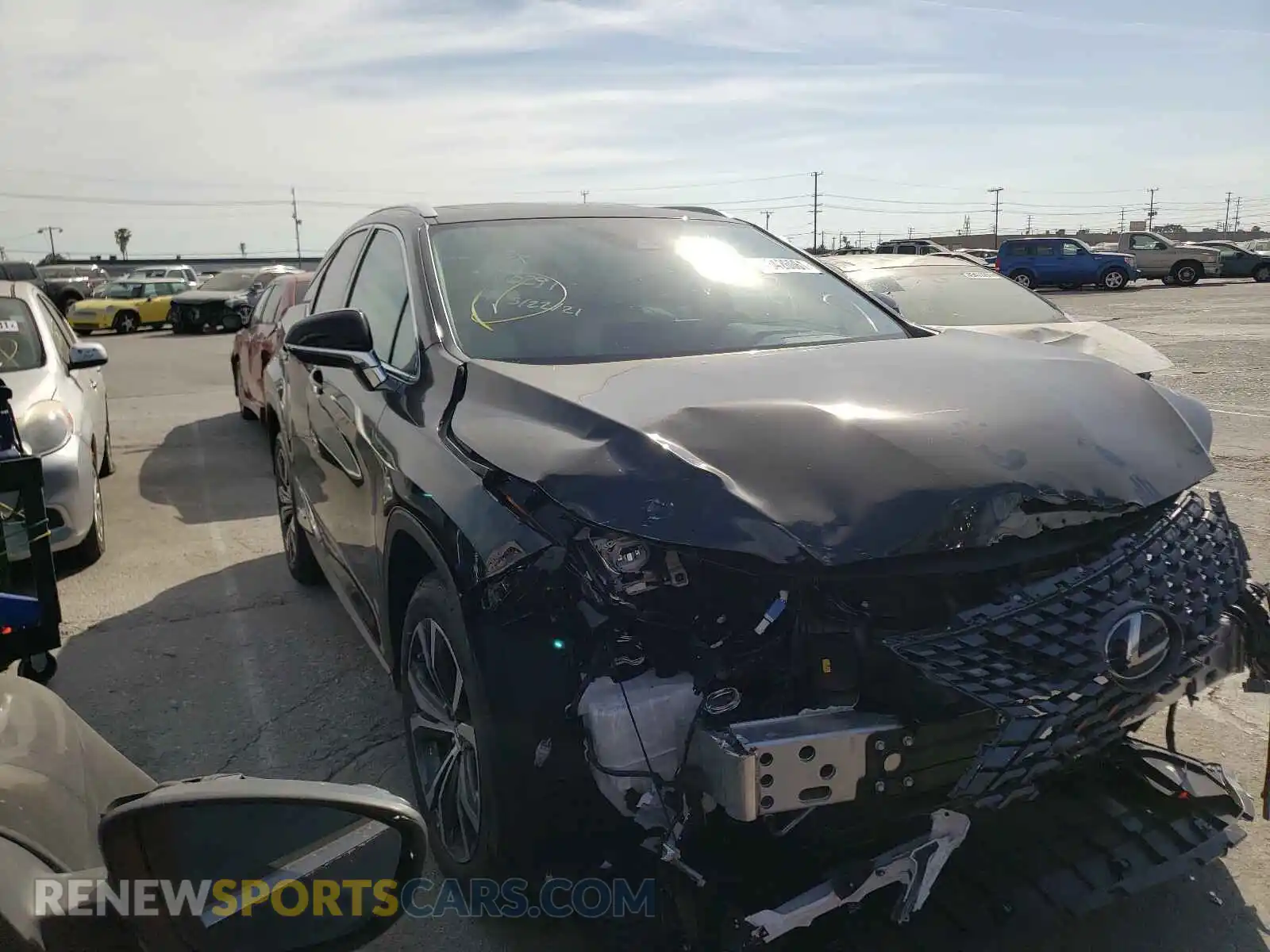 1 Photograph of a damaged car 2T2HGMDA9MC066059 LEXUS RX450 2021