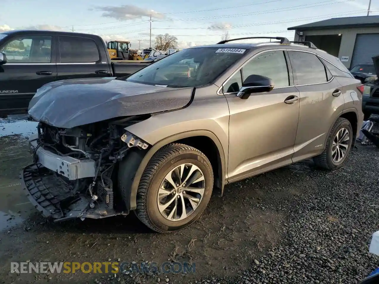 1 Photograph of a damaged car 2T2HGMDA9MC070273 LEXUS RX450 2021