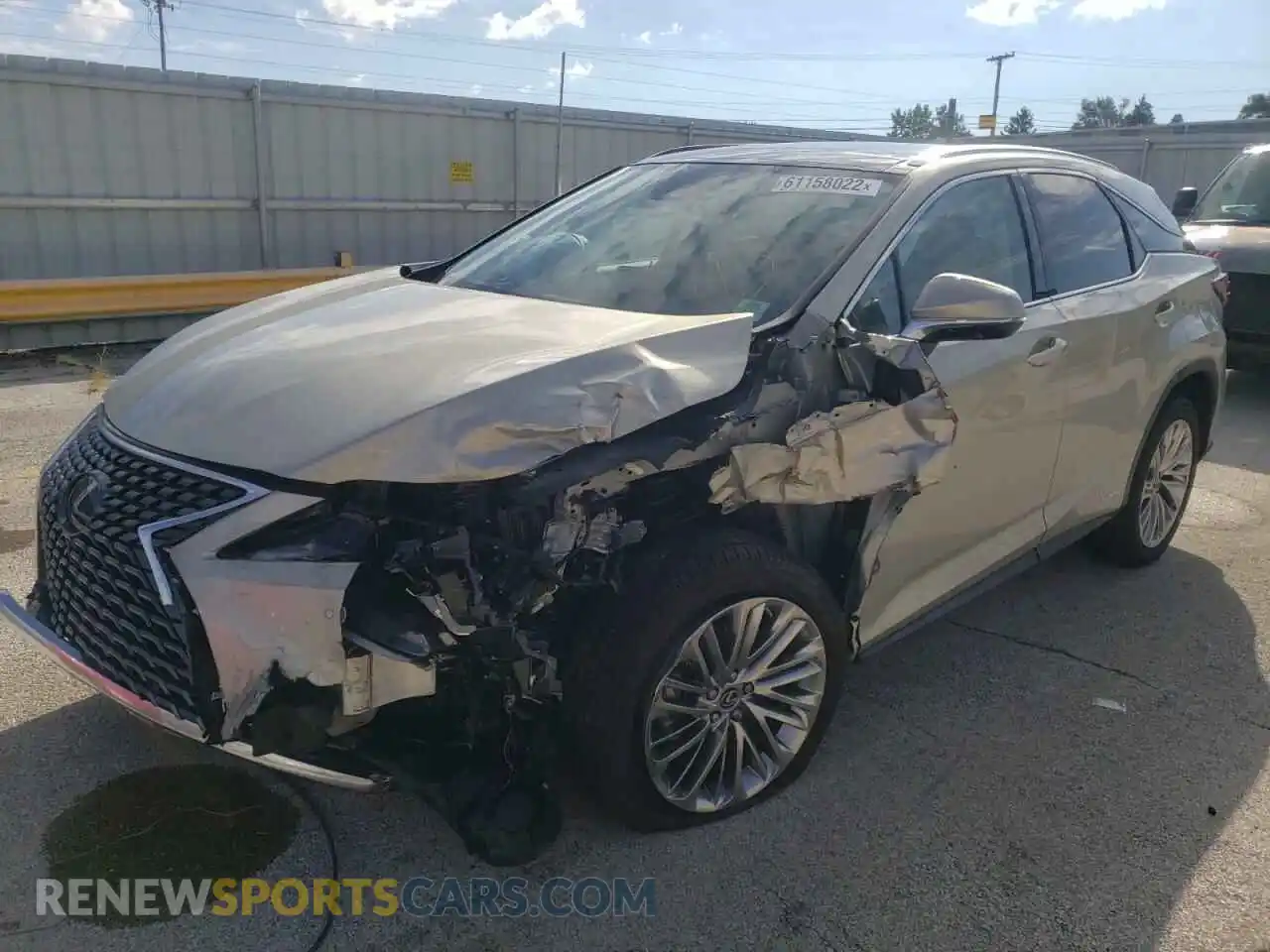 2 Photograph of a damaged car 2T2JGMDA0MC061284 LEXUS RX450 2021