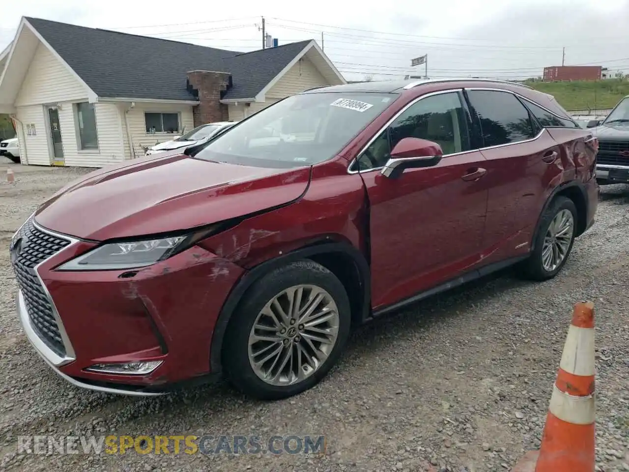 1 fotografías del automóvil dañado 2T2JGMDA2MC067765 LEXUS RX450 2021