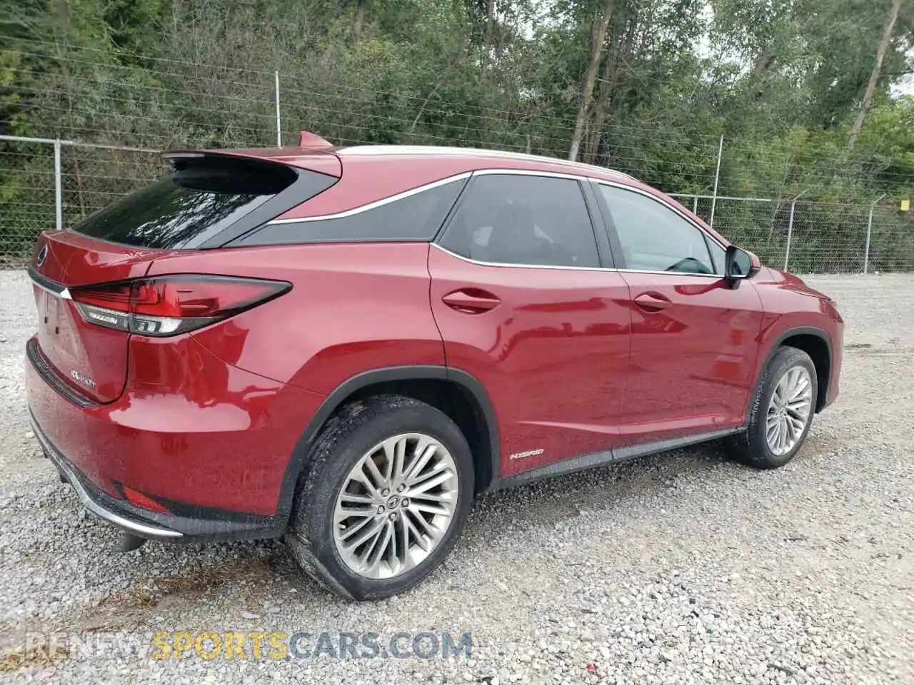 3 fotografías del automóvil dañado 2T2JGMDA2MC067765 LEXUS RX450 2021