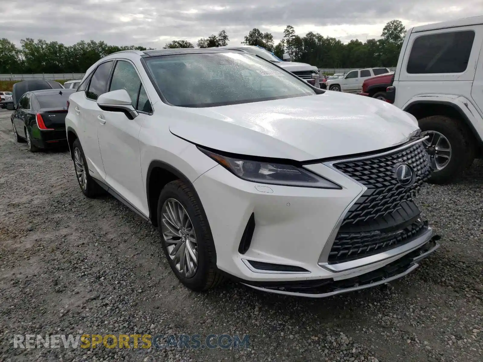 1 Photograph of a damaged car 2T2JGMDA3MC065118 LEXUS RX450 2021