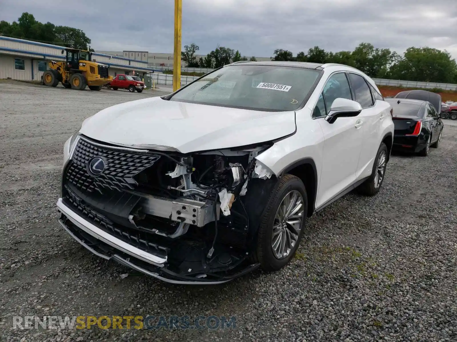 2 Photograph of a damaged car 2T2JGMDA3MC065118 LEXUS RX450 2021