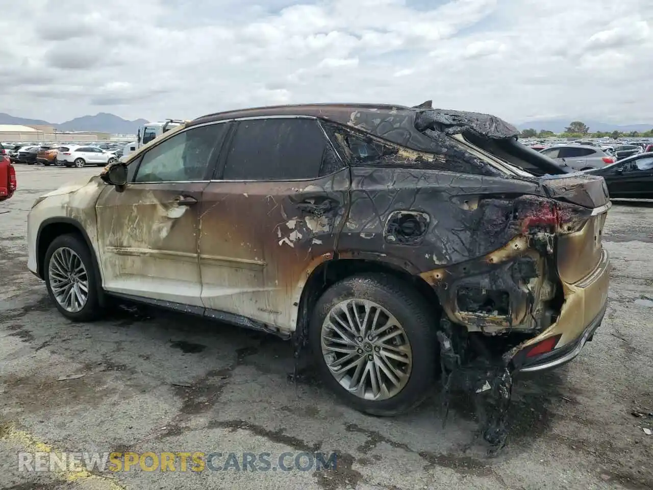 2 Photograph of a damaged car 2T2JGMDA7MC059046 LEXUS RX450 2021