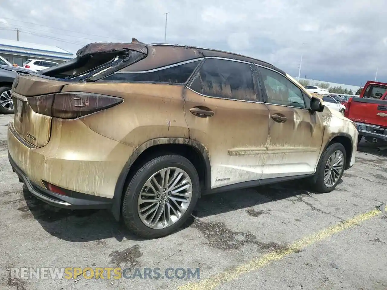 3 Photograph of a damaged car 2T2JGMDA7MC059046 LEXUS RX450 2021
