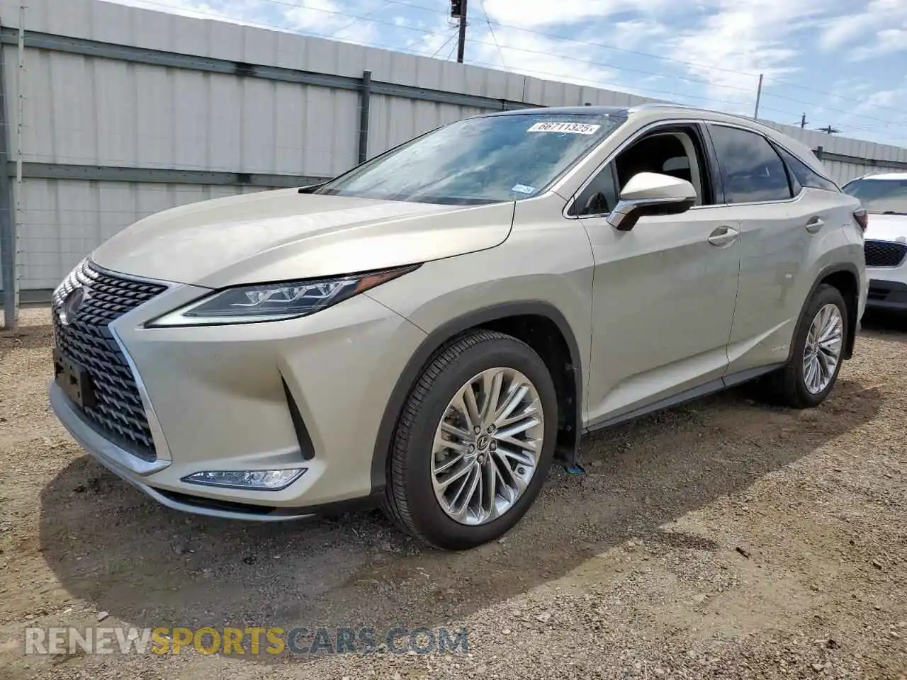 1 Photograph of a damaged car 2T2JGMDA7MC062867 LEXUS RX450 2021