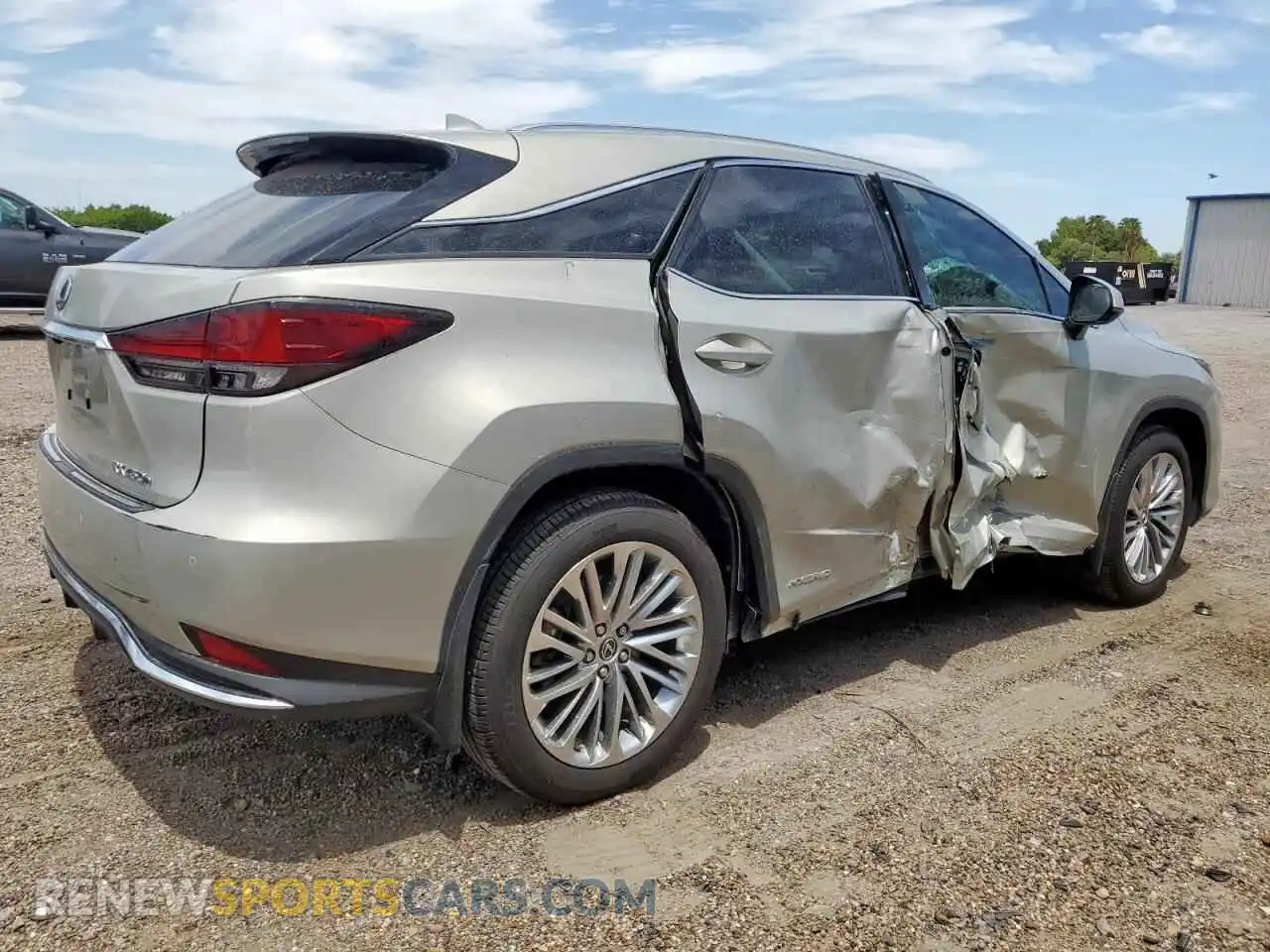 3 Photograph of a damaged car 2T2JGMDA7MC062867 LEXUS RX450 2021