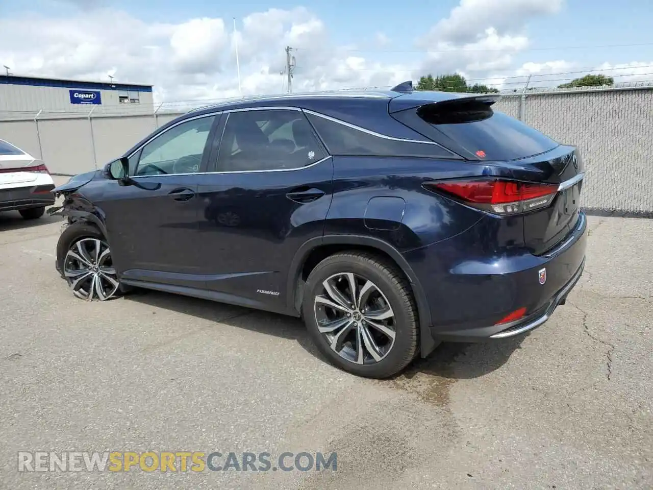 2 Photograph of a damaged car 2T2JGMDAXMC057114 LEXUS RX450 2021