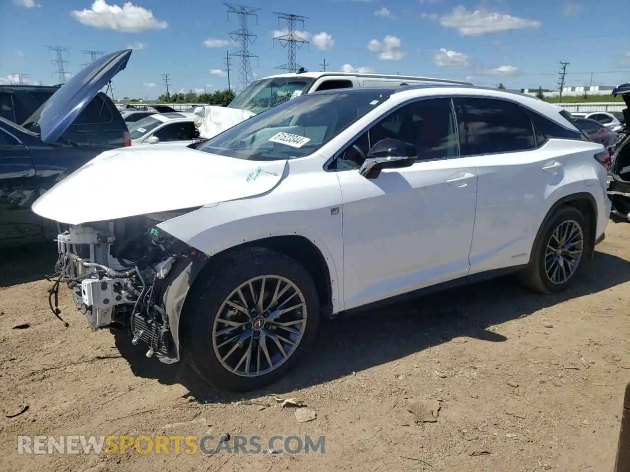 1 Photograph of a damaged car 2T2YGMDA8MC070118 LEXUS RX450 2021