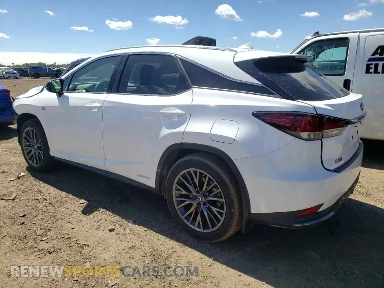2 Photograph of a damaged car 2T2YGMDA8MC070118 LEXUS RX450 2021