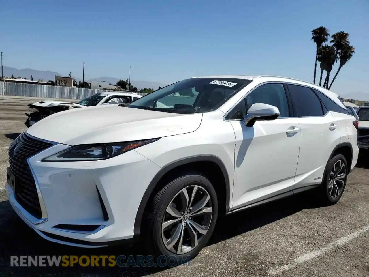 1 Photograph of a damaged car JTJHGKFA4M2020849 LEXUS RX450 2021