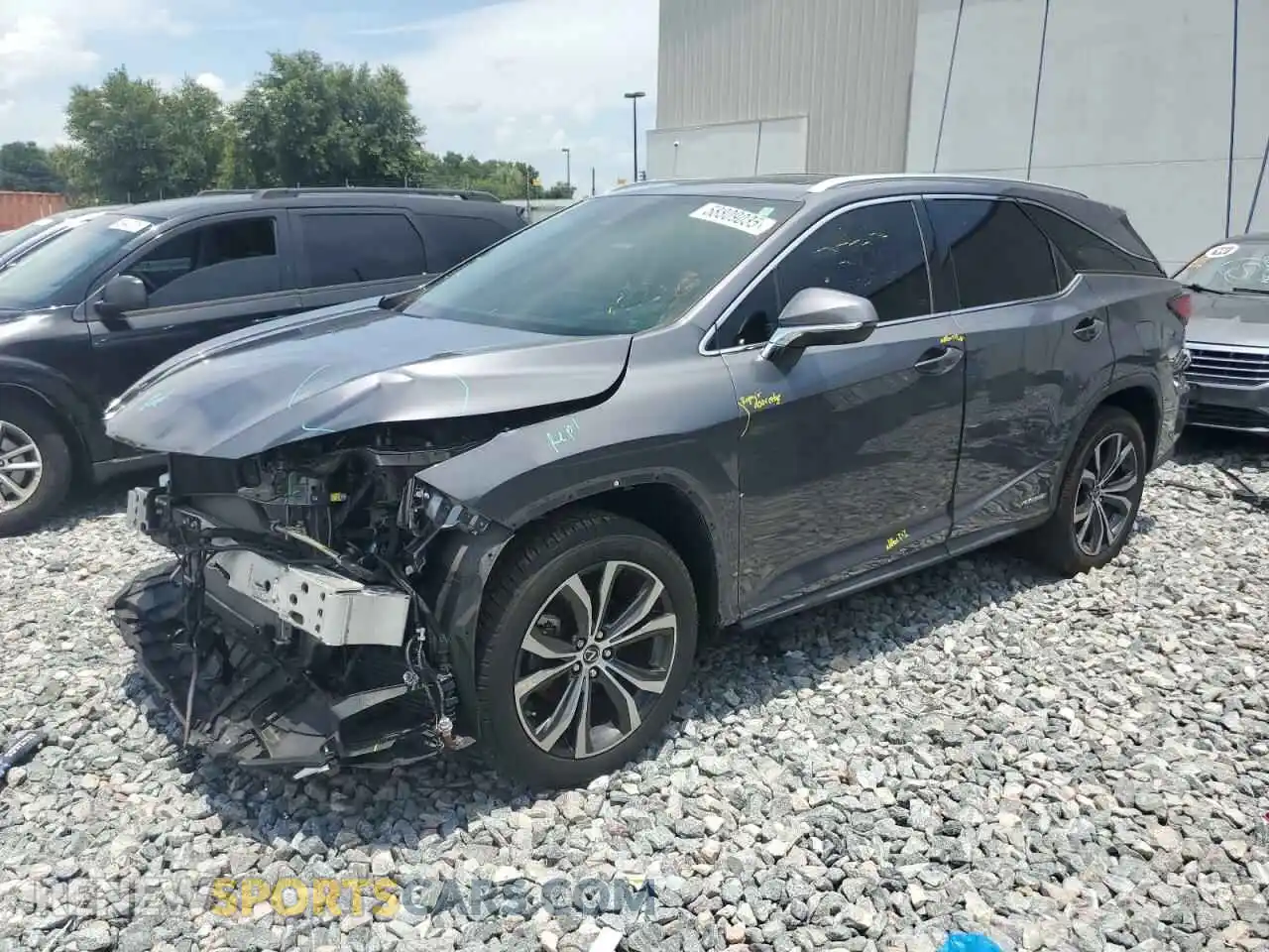 1 Photograph of a damaged car JTJHGKFA6M2016267 LEXUS RX450 2021