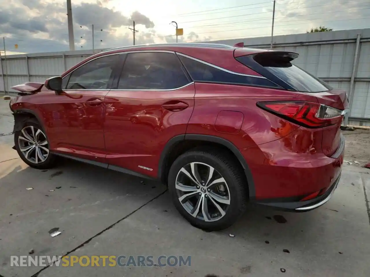 2 Photograph of a damaged car 2T2HGMDA1NC084461 LEXUS RX450 2022