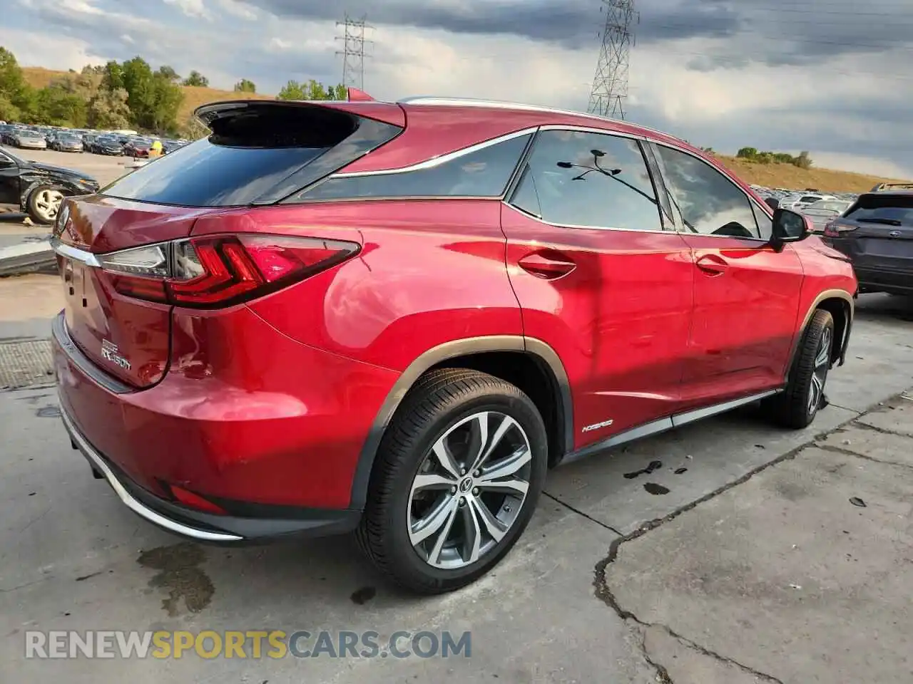 3 Photograph of a damaged car 2T2HGMDA1NC084461 LEXUS RX450 2022