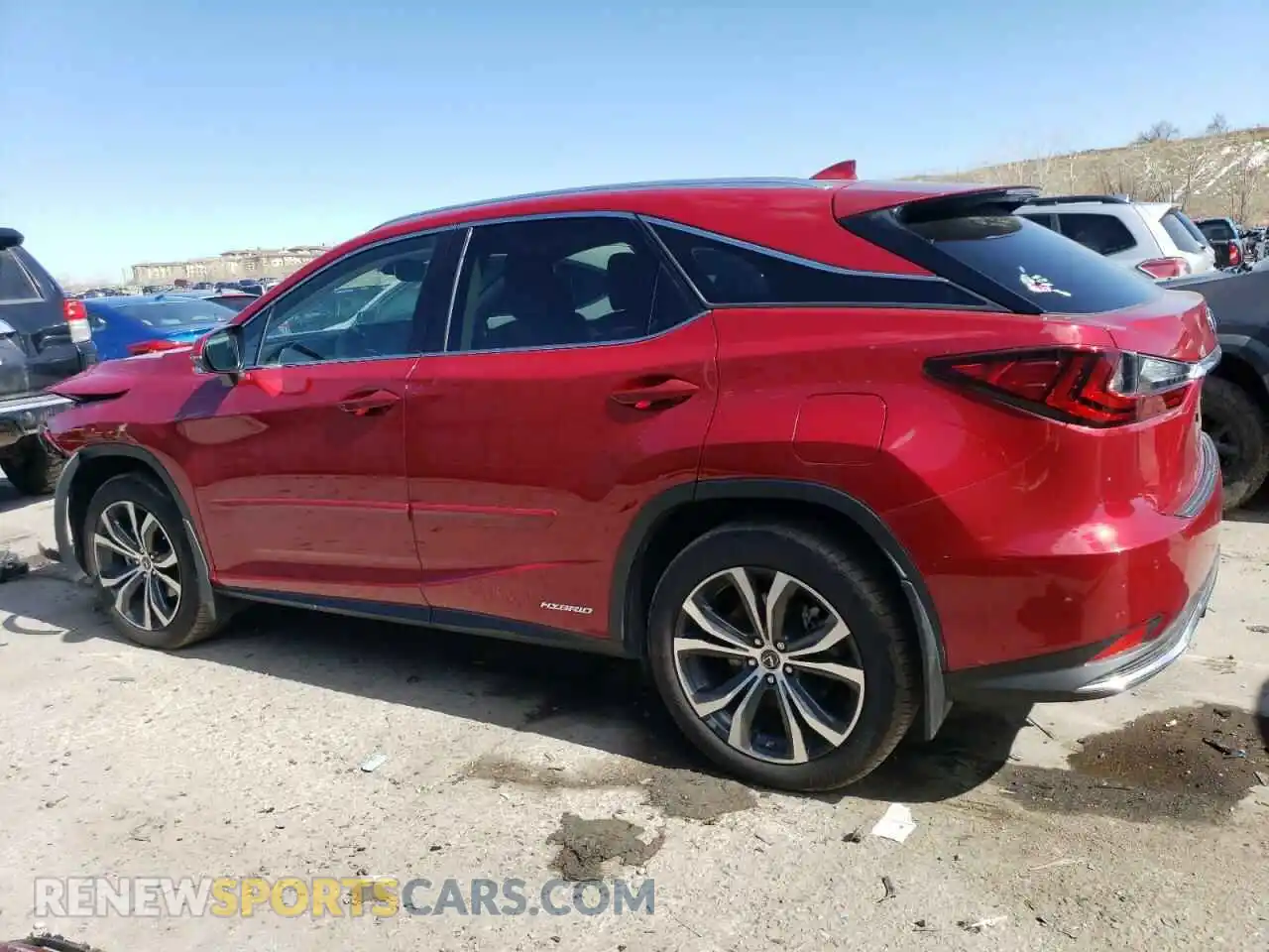 2 Photograph of a damaged car 2T2HGMDA2NC078023 LEXUS RX450 2022