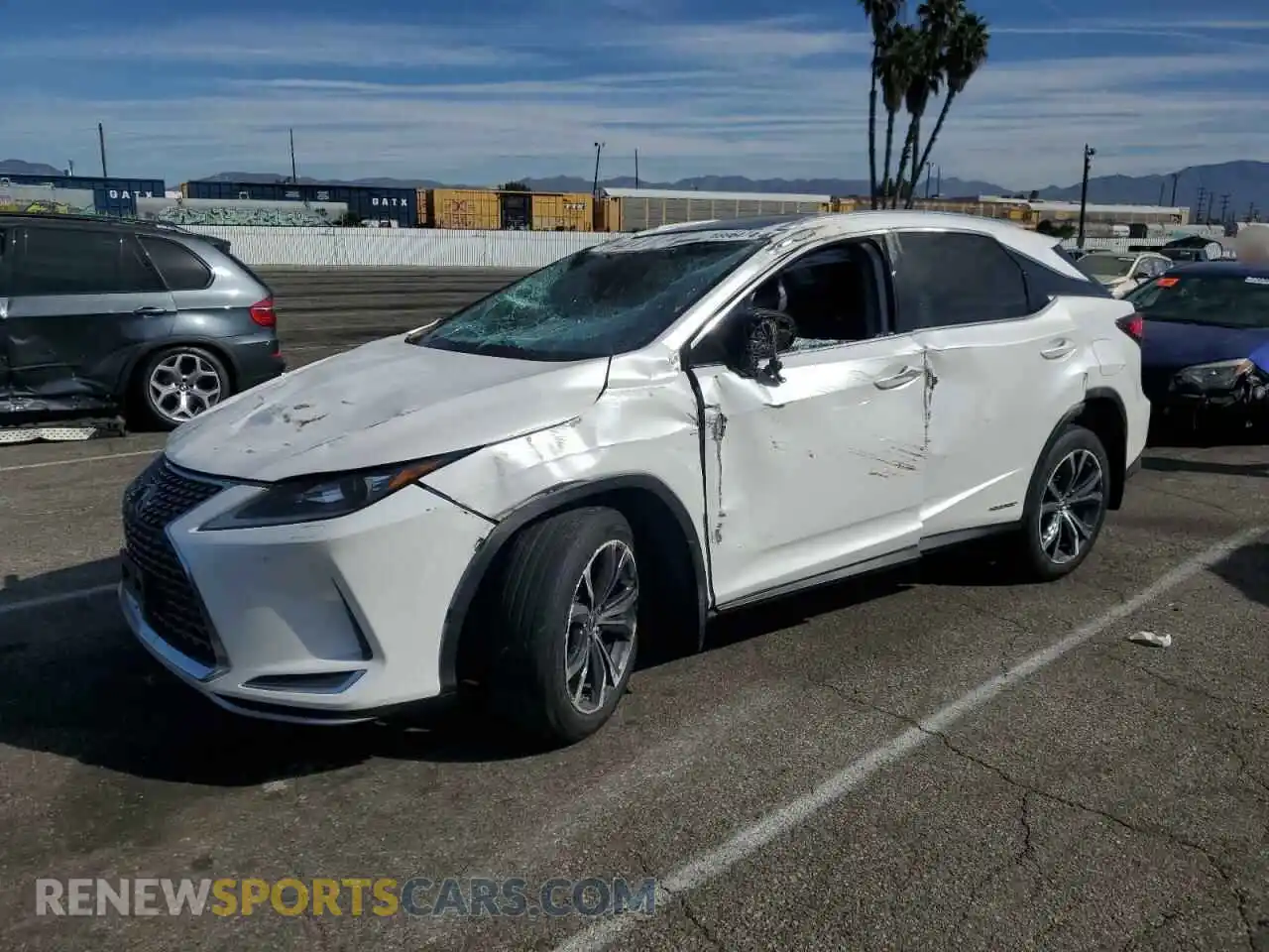 1 Photograph of a damaged car 2T2HGMDA3NC087586 LEXUS RX450 2022