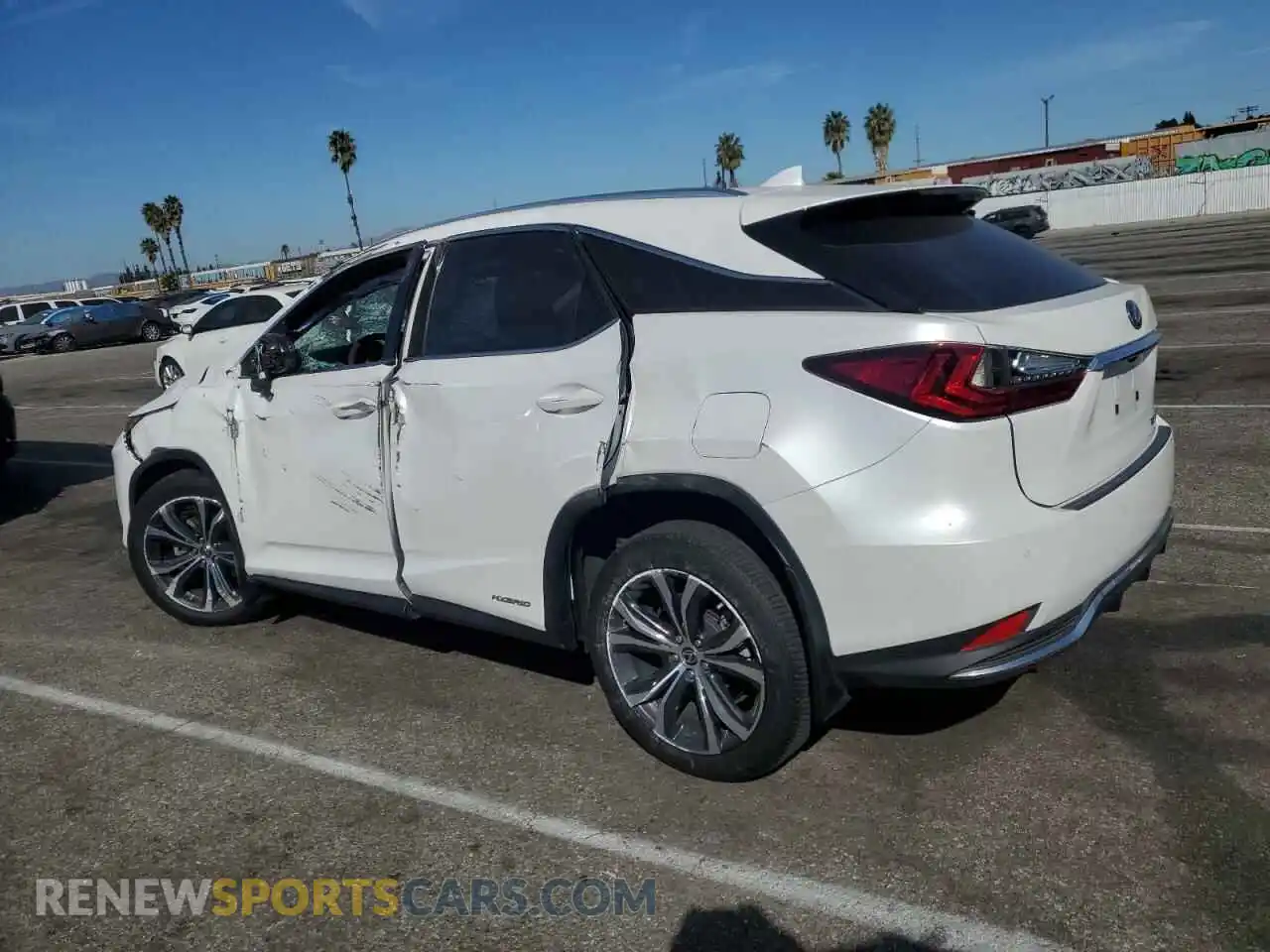 2 Photograph of a damaged car 2T2HGMDA3NC087586 LEXUS RX450 2022