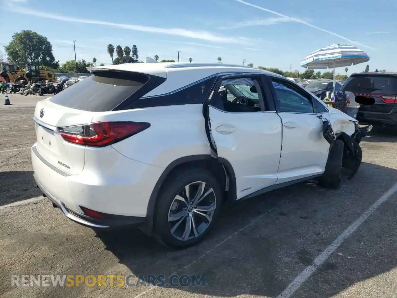 3 Photograph of a damaged car 2T2HGMDA3NC087586 LEXUS RX450 2022